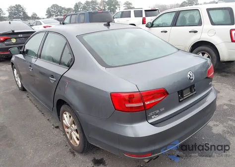 2015 Volkswagen Jetta 1.8T Se из США, поврежденный, VIN 3VWD17AJ8FM231679